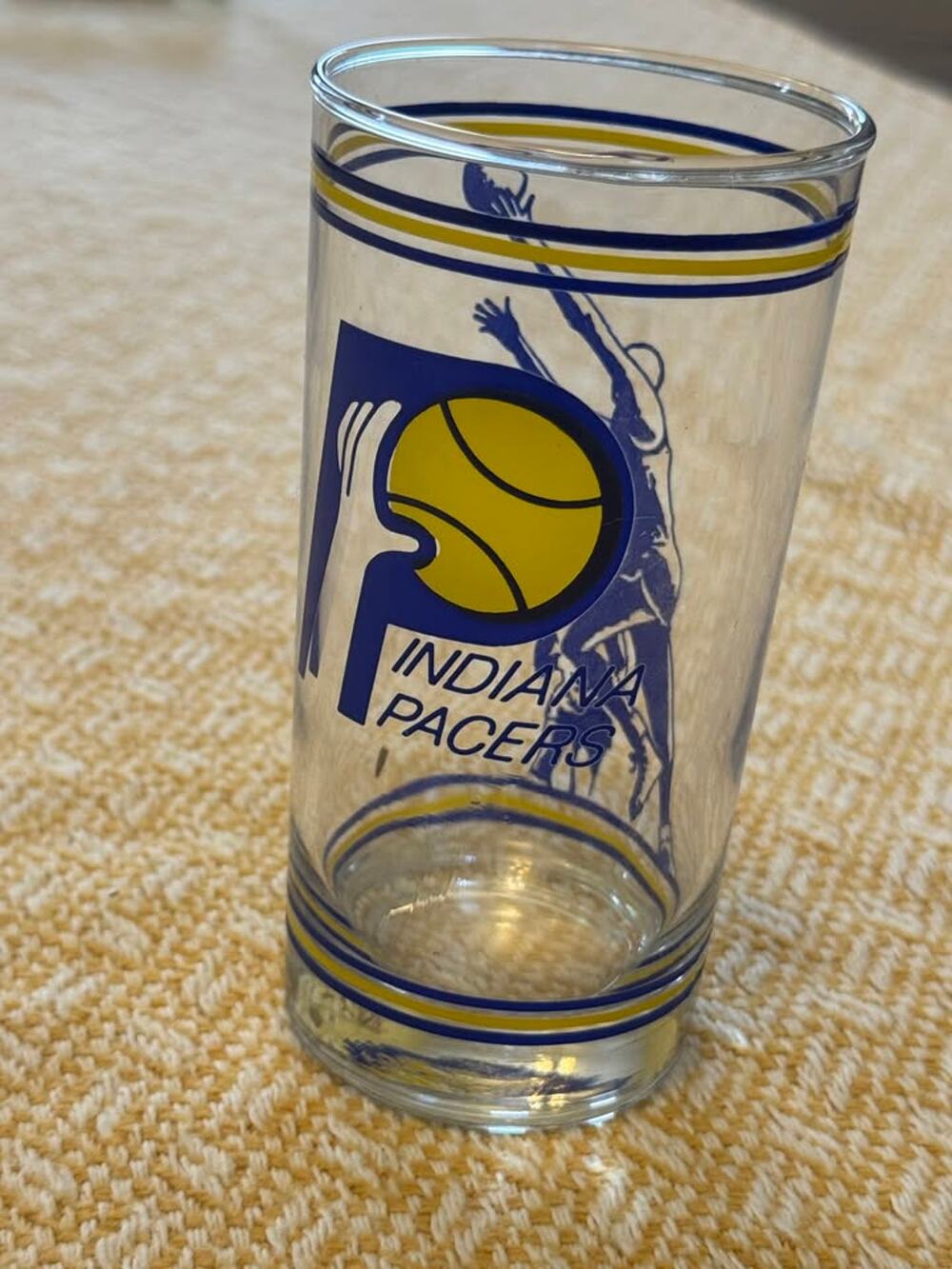 Vintage Indiana Pacers glass